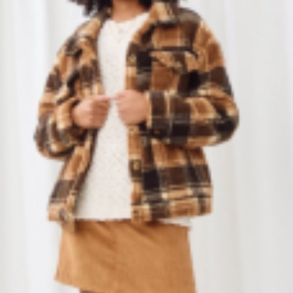 Plaid fall jacket